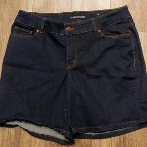 Maurices blue jean shorts - Plus Size 16W